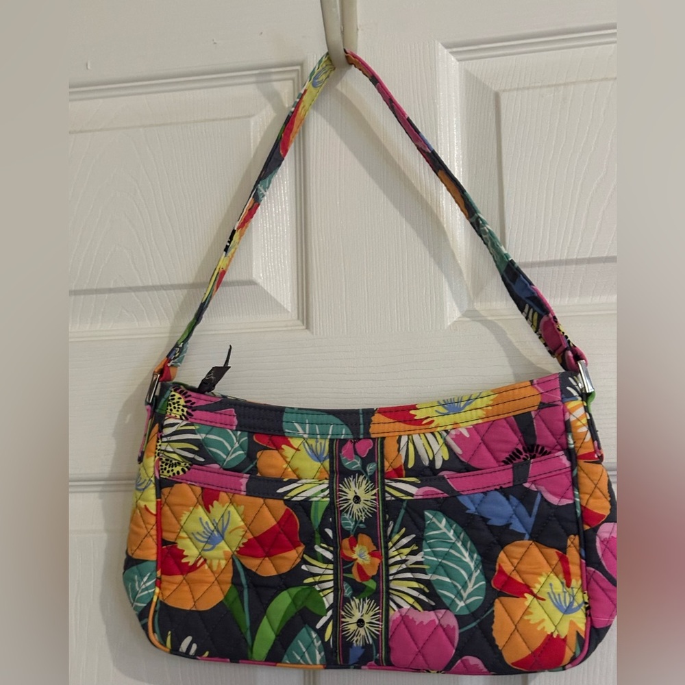 Vera Bradley Jazzy Blooms Cassidy Shoulder Bag